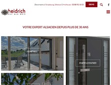 Tablet Screenshot of heidrich.fr